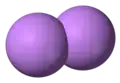 Spacefill model of dilithium