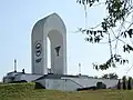 Distant view of main memorial