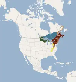 Map of range