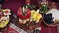 Fruit salad at Dolma Festival, Hnaberd