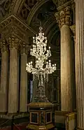 Glass candelabra in Turkey