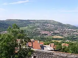 View of the plateau of Gergovia, France