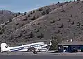 An Air Rajneesh Douglas DC-3 at Big Muddy Ranch Airport