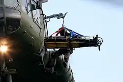 During training.