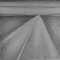 Driveway. 2021 graphite pencil on paper, 19 х 19 cm, The State Hermitage Museum