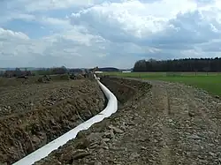 OPAL pipeline near Weißenborn, Saxony