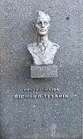 Bust on the Alley of Heroes on the Dukla Pass, Slovakia