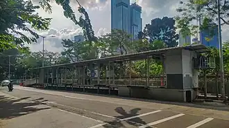 The temporary station, 2022