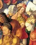 Detail with the veiled queen