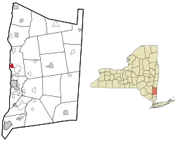 Location of Hyde Park, New York