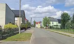 Bus stop area