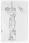 Sketch of Water Nymph and Bittern (1876), Hirshhorn Museum
