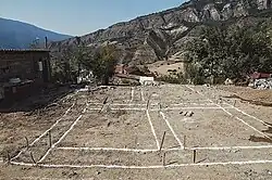 The village of Qur Chay after an earthquake