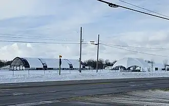 A picture of the Eastern Michigan Fairgrounds.