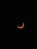 Coyhaique, Chile, 13:35 GMT, 1 minute before annularity
