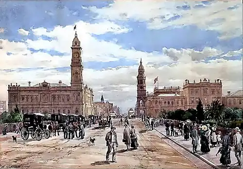 King William Street, Adelaide. 1885