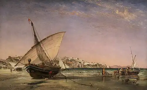 The Bay of Tangier by Edward William Cooke