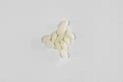A bunch of eggs on a blank background