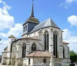 The church in Pogny