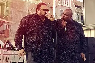 Egyptian Lover with Gerald "Bo" Brown performing at Moogfest 2014