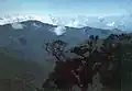 Ekuti Range, central PNG. Road rounds spur on middle right