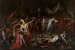 Sack of Rome, by Amérigo Aparicio, 1884