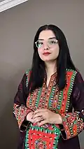 Baloch women in Balochi dress