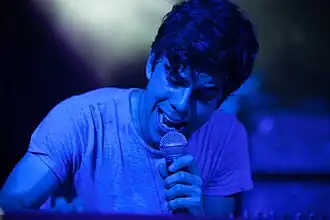 Taccone performing at the Montreux Jazz Festival