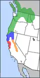 Range of the Northern Alligator Lizard