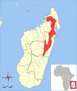 Map of range