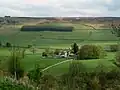 The rear of the estate from the hills to the north, near Marrick
