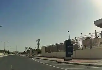 Entrance to the stadium