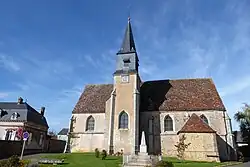 The church in Ermenonville-la-Petite