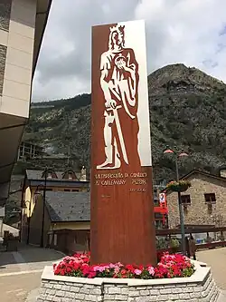 Monument to Charlemagne in Canillo, Andorra, by Domènec Fita i Molat, 2006