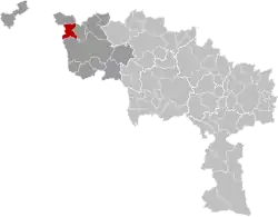 The municipality in the province of Hainaut