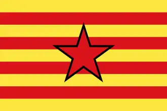 Estrelada aragonesa (Aragonese nationalist flag)