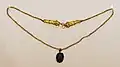 Etruria, goldsmiths of the classical and late classical period, 4th-2nd century BC, necklace with clasp with protomes
