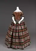 Evening dress 1850–1855 (American)