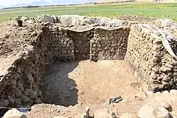 Parthian building at Qalatga Darband, September 26, 2019