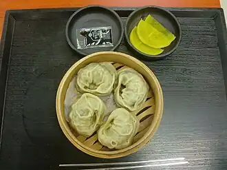 Korean dumplings with danmuji