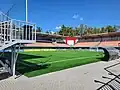Inside of the arena
