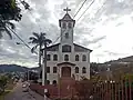 Facade of the Church of Our Lady of Lourdes.