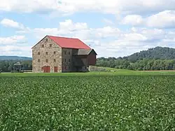 Old stone barn near Pennsylvania Route 87