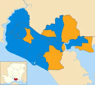 2006 results map