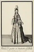 Women's Steinkirk, 1693