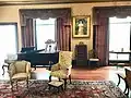 View of the Fenyes parlor.