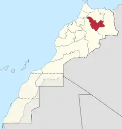 Location in Morocco