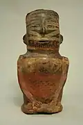 Vessel in shape of a figure; 9th–14th century; ceramic; height: 23.1&nbsp;cm; Metropolitan Museum of Art (New York City, New York)