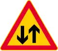 Two-way traffic (formerly used )