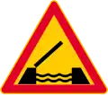 Opening or swing bridge (formerly used )